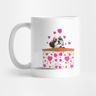 Puppy Shih Tzu Valentine Mug